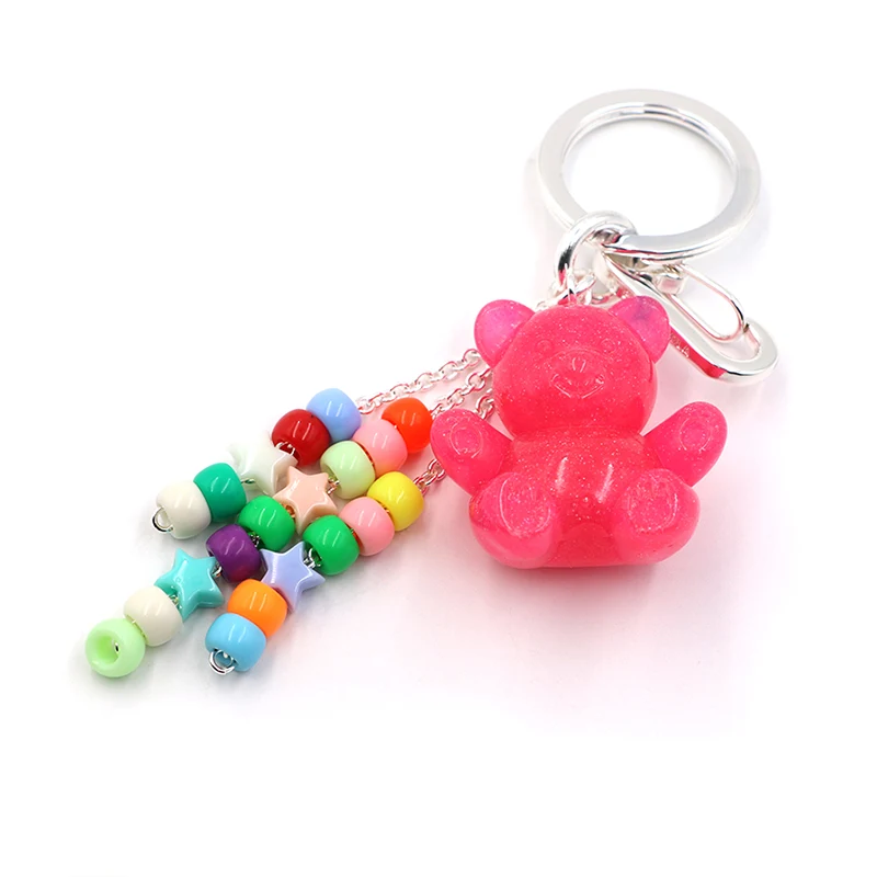 Pembe Jelly Bear Anahtarlık